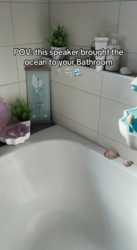 Shell Lamp with Bluetooth Speaker