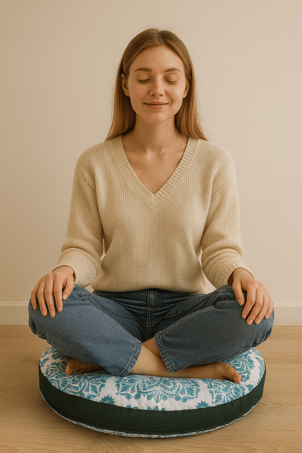 Boho Mandala Floor Cushion