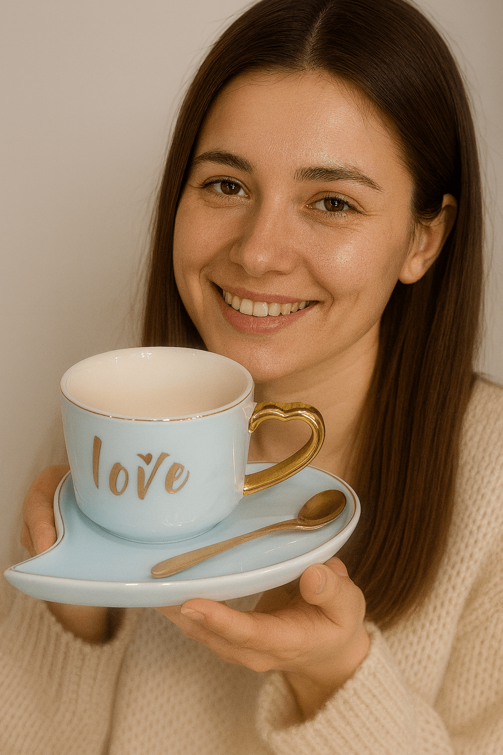 Elegant Ceramic Cup & Saucer Set