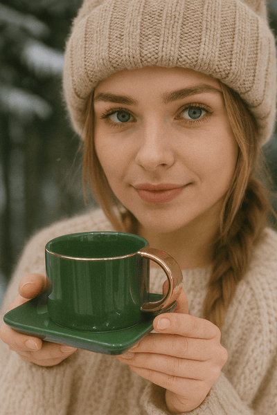 Elegant Ceramic Cup & Saucer Set