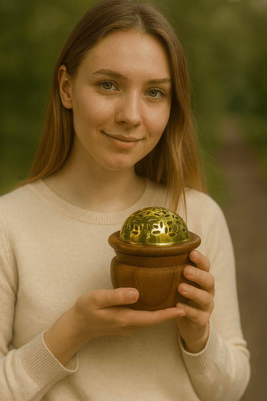 Elegant Wooden & Crystal Bakhoor Holders