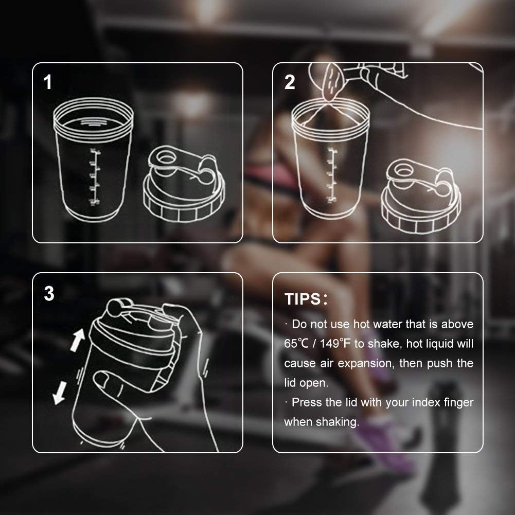 LORDEX - Body Armor Protein Shaker Bottle