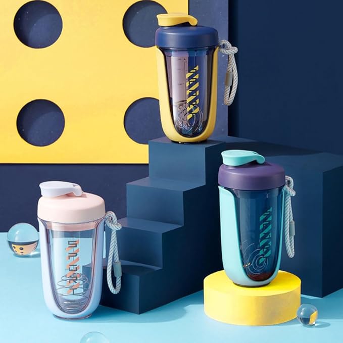 LORDEX - Qavi Premium Shaker Bottle with Rope Handle